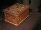 Vintage Spanish Carved Box Boxes photo 6