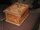 Vintage Spanish Carved Box Boxes photo 7
