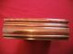 Wooden Box With Metal Accent And Green Velvet Lining Boxes photo 5