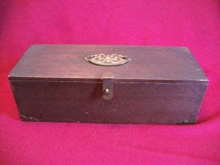 Cuban Mahogany Wooden Box photo