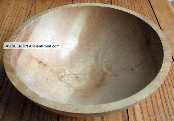 Large Baribo Maid Wooden Bowl Maple In Light Stain Baribocraft Bowls photo