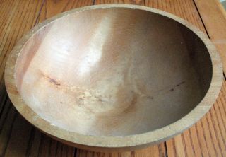 Large Baribo Maid Wooden Bowl Maple In Light Stain Baribocraft photo