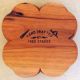 Redwood Handmade Scroll Saw Box With Flower Motif,  Signed By Fred Satggs/. Boxes photo 6