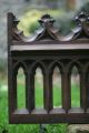 19th C.  Gothic Oak Carved Panel With Tracery Carvings Of Church Origin Other photo 1