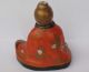 Rare Antique French Limoges Porcelain Inkwell Japanese Man Figurine,  Signed Figurines photo 3