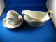 Antique French Belclair Gravy Boat Cup Saucer Fhil Pattern Cups & Saucers photo 2