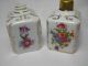 Vintage Porcelain & Brass Floral Atomizers Other photo 1