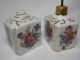 Vintage Porcelain & Brass Floral Atomizers Other photo 2