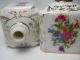 Vintage Porcelain & Brass Floral Atomizers Other photo 5