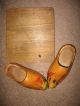 Vintage - Hand Crafted/painted Wooden Shoes Made In Holland - Early1940 ' Snr Other photo 2