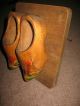 Vintage - Hand Crafted/painted Wooden Shoes Made In Holland - Early1940 ' Snr Other photo 3