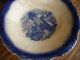 Delph Flow Blue Wash Bowl Scenic English/transfer Print/ironstone/semi Porcelain Bowls photo 1