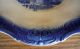 Delph Flow Blue Wash Bowl Scenic English/transfer Print/ironstone/semi Porcelain Bowls photo 3