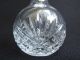 Antique Cut Glass Perfume Bottle Globe Stopper - Fans & Diamond Cross - Hatching Perfume Bottles photo 1