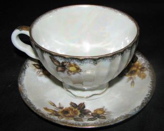 Vintage Antique Cup And Saucer Made In Japan Set photo