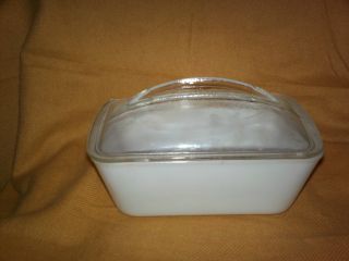Antique Westinghouse Refrigerator Covered Dish With Lid - - 1940s For Meat/cheese photo
