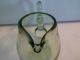 Antique Handblown Green Glass Pitcher. . .  Open Combination Pontil Mark. .  Mint Pitchers photo 2