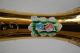 Vintage Hand Painted,  Hand Made Bohemian Czech Glass Vase,  Made In Italy 10 1/2 