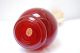Vintage Hand Painted,  Hand Made Bohemian Czech Glass Vase,  Made In Italy 10 1/2 