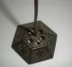 Antique Cast Iron Bill/note/receipt Spike Holder With Etched Design Metalware photo 3
