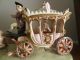 Capodimonte Cinderella Porcelain Carriage Figurines photo 3