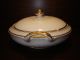 Antique Covered Dish Serving Bowl,  Gold Handles,  Alfred Meakin,  England Bowls photo 2