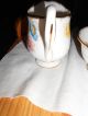 Royal Albert Bone China; England: Creamer And Sugar Bowel: Pattern Anemone Cups & Saucers photo 9