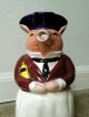 Old 9 - Inch Ceramic Pitcher - Pig Dressed As Chef / Maitre D - Majolica Ware (?) Pitchers photo 2