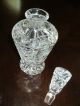 Crystal Glass Decanter With Stopper & 5 Crystal Glasses Heavy Glass Decanters photo 3