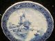 Vintage - Boch Blue & White Delft Windmill Scene Charger Plate Pretty Plates & Chargers photo 2