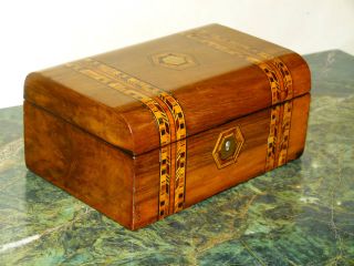 Antique English Jewelry Box photo