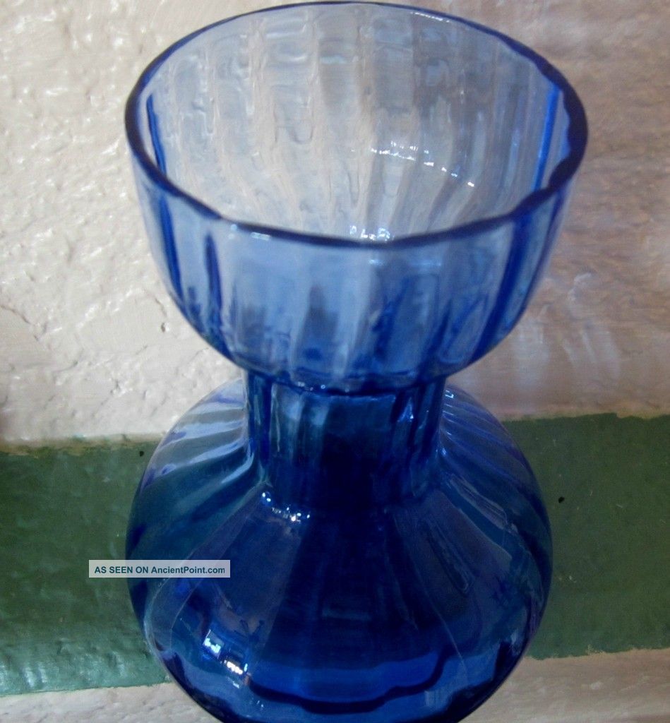 Depression Glass Colbolt Blue Vase Or Shelf Deco Vases photo