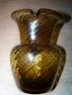 Antique Early American Blown Pitcher Rolled Or Folded Rim Swirl Snapped Pontil Pitchers photo 4