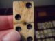 Antique Domino Set In Wooden Box 1860 - 70 Other photo 2