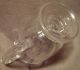 Xnice Vintage Three Ounce Clear Glass Footed Pitcher W/ Panel Sides Hatched Band Pitchers photo 10