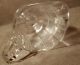 Xnice Vintage Three Ounce Clear Glass Footed Pitcher W/ Panel Sides Hatched Band Pitchers photo 5