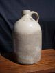 Antique American Salt Glaze Stoneware Jug With Incised Swan C.  1860 ' S - Excellent Jugs photo 4
