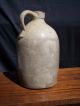 Antique American Salt Glaze Stoneware Jug With Incised Swan C.  1860 ' S - Excellent Jugs photo 6