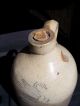 Antique American Salt Glaze Stoneware Jug With Incised Swan C.  1860 ' S - Excellent Jugs photo 8