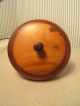 Vintage Treen Woodenware Covered Mahogany Box - Finish Boxes photo 3
