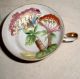 60yr Hand Paint Trimont Occupied Japan Pale Gray & Gold Floral Cup & Saucer Vgc Cups & Saucers photo 2