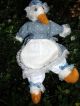 Vintage Ozark ⊰♥⊱ Country Blue Fabric ⊰♥⊱ Stuffed Goose Decoration Pristine Other photo 3