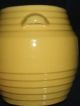 Antique Stoneware Heavy (10 Lbs) Bright Yellow Lidded Jar,  Cookie Jar,  Large Jugs photo 2