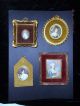 Set Of 4 Miniature Portraits - Old Style Turn Of The Century Other photo 3