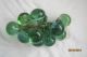 Antique Vintage Green Glass 14 - Grape Cluster From Before 1960 ' S? Glass Leaves Other photo 1