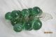 Antique Vintage Green Glass 14 - Grape Cluster From Before 1960 ' S? Glass Leaves Other photo 2