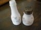 Antique Salt And Pepper Shakers Milk Glass Salt & Pepper Shakers photo 1