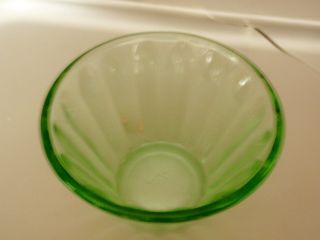 Carnival Glass - Green Cup - 3 