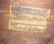 Antique 1910 Placerville Ca Fruit Growers Wood Crate & Railway Express Agency Boxes photo 8
