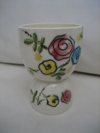 Antique Porcelain Egg Sake Hand Painted Cup Japan photo